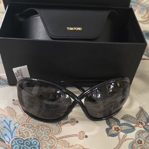 Tom Ford Black Oversized Sunglasses